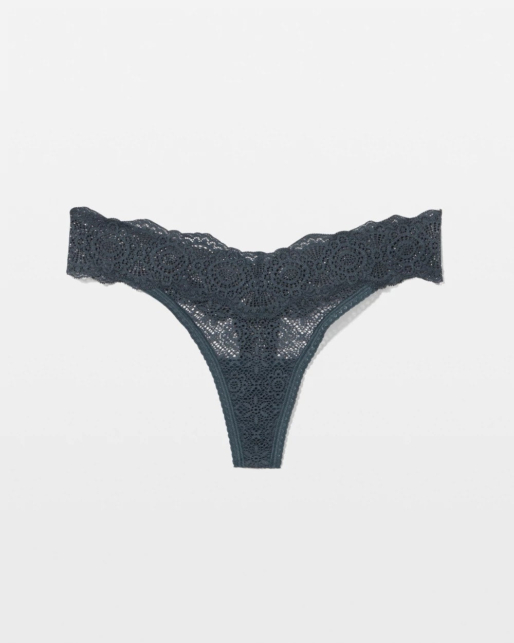 Soma Embraceable Thong Panty with Crochet Lace