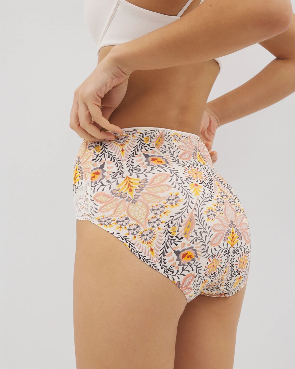 Soma Tummy High-Waist Brief Panty with Lace