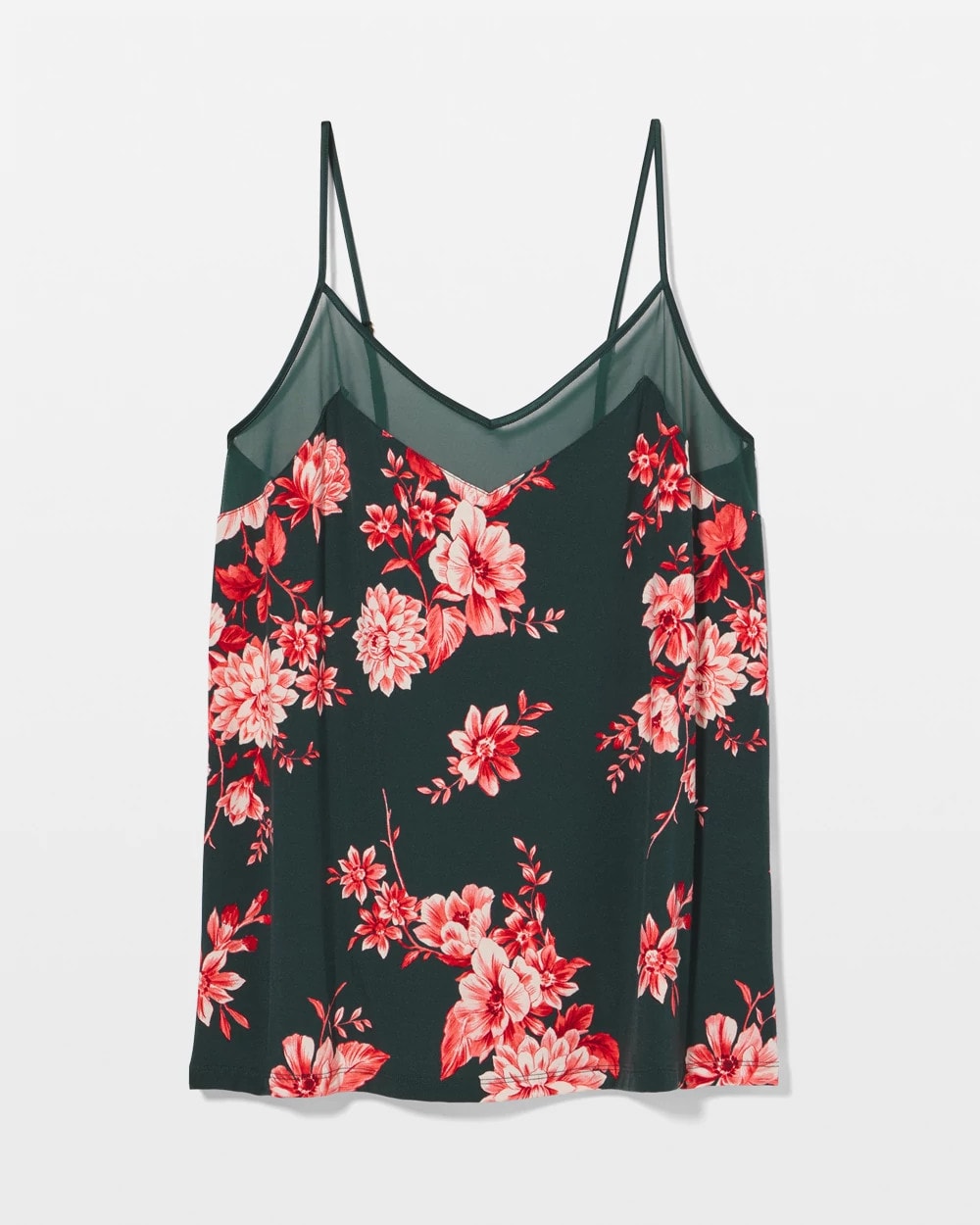 Soma Mesh Trim Pajama Cami