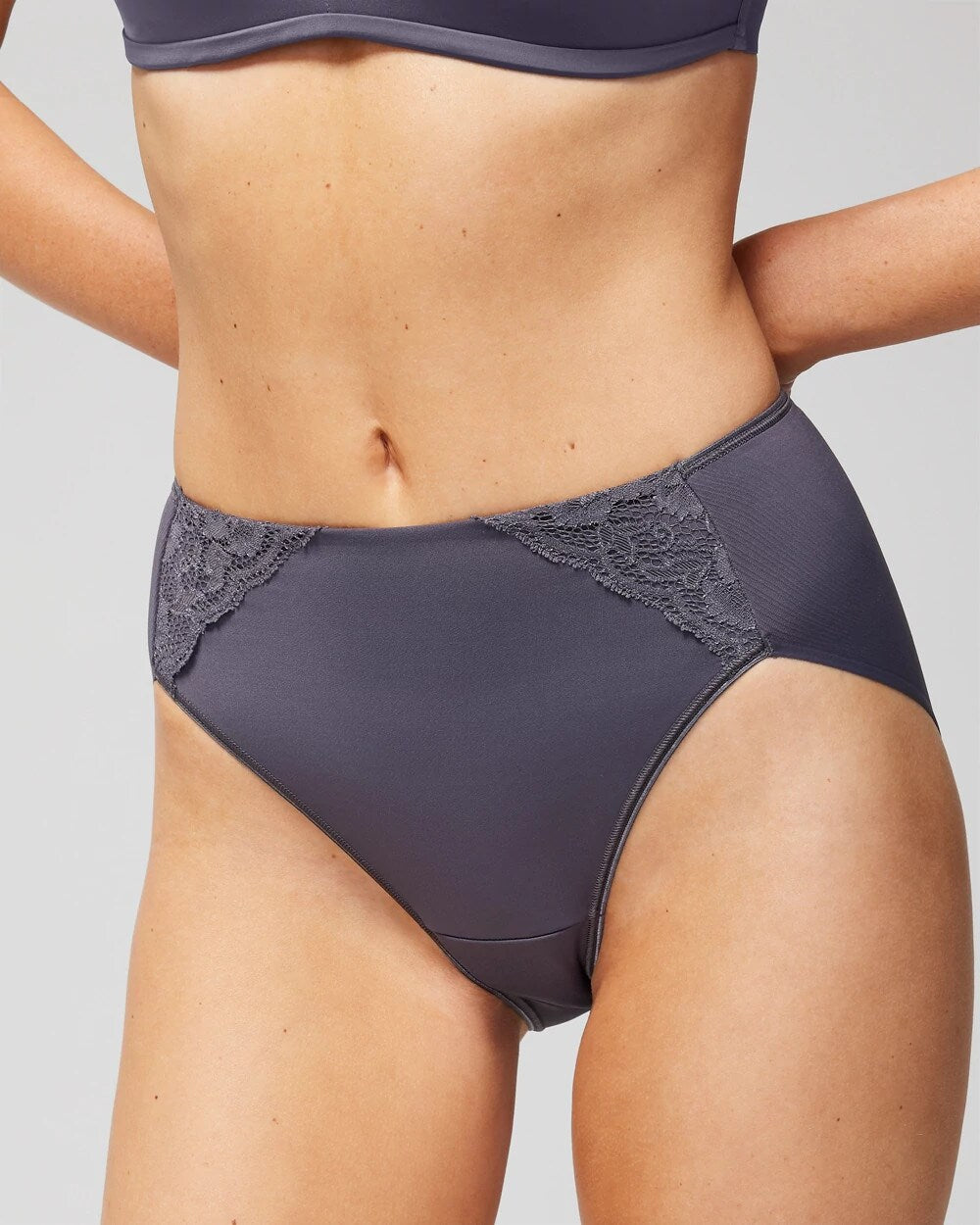 Soma Tummy High-Leg Brief Panty with Lace