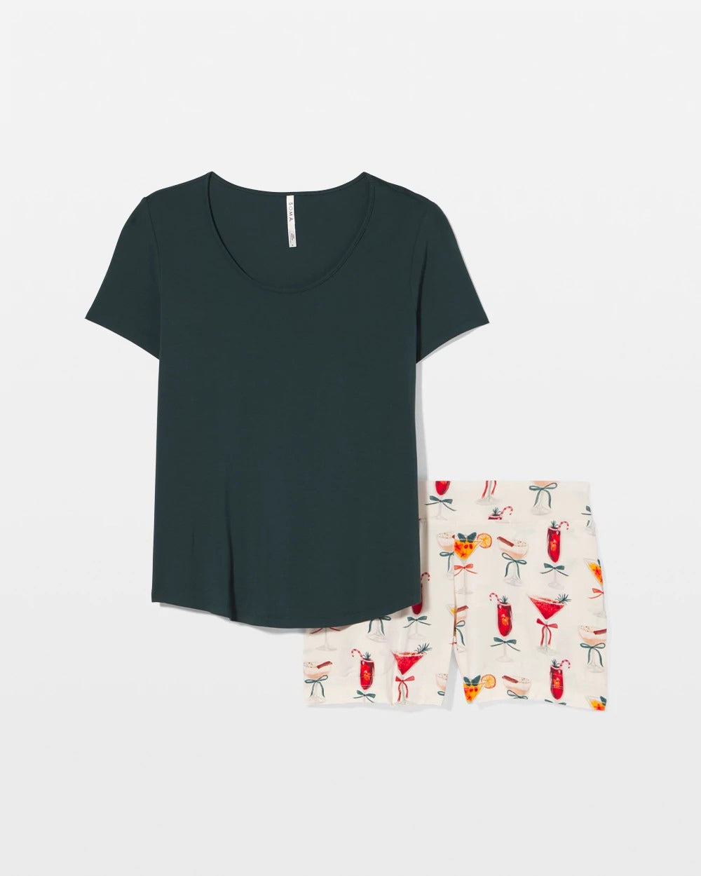 Soma Packaged Short-Sleeve Short Pajama Set