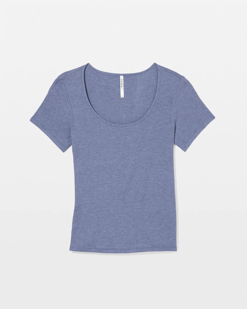 Soma Lightweight Rib Knit Short Sleeve Pajama Tee