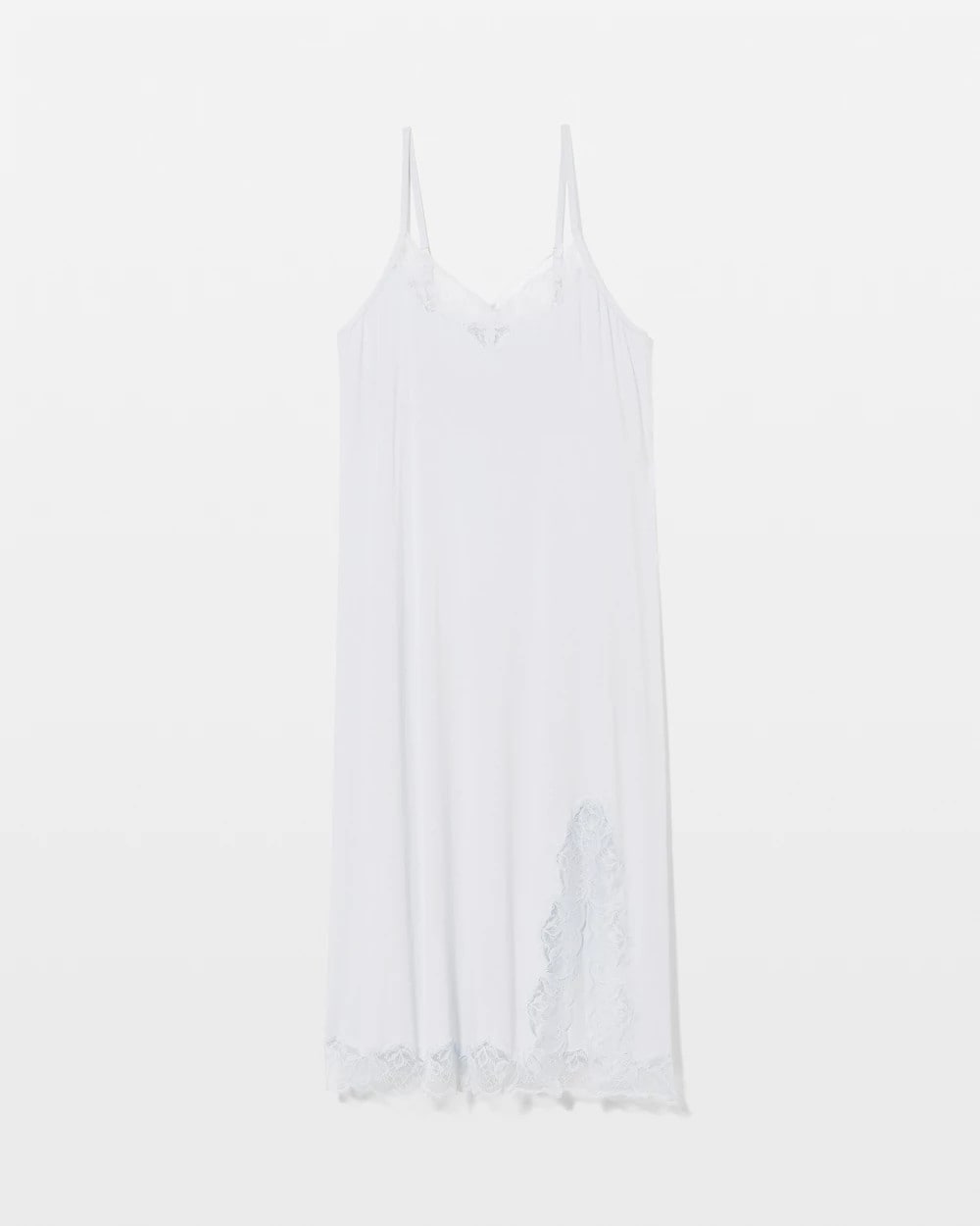 Soma Lace-Trim Midi Gown