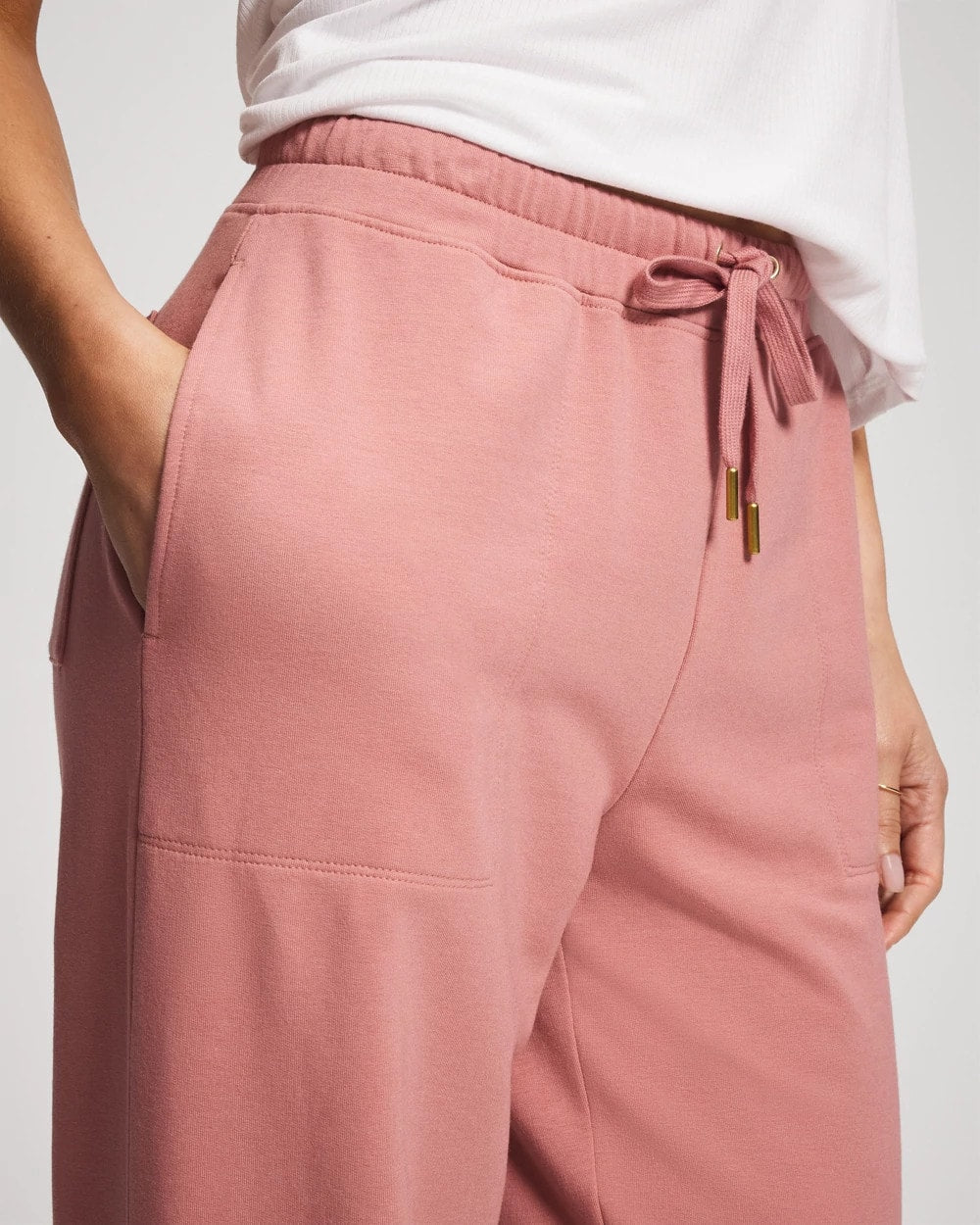 Soma Essential Terry Straight Leg Pants