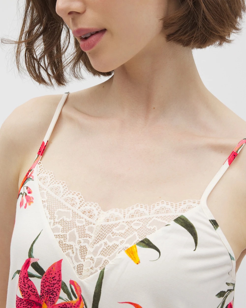 Soma Lace Trim Pajama Cami