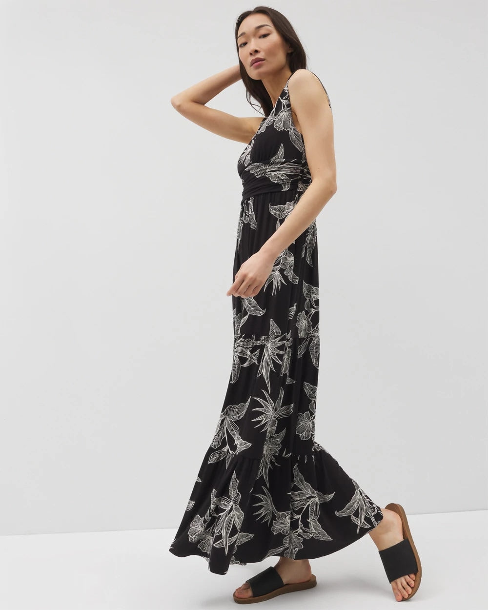 Soma Goddess Tiered Maxi Dress