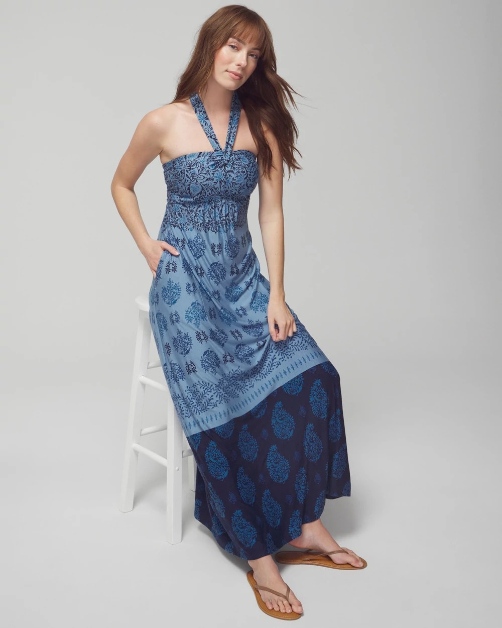 Soma Halter Maxi Bra Dress