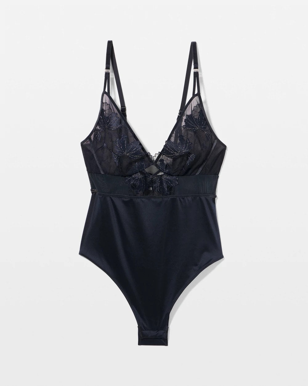 Soma Soma’s Sexiest Luster Knit Embroidered Bodysuit