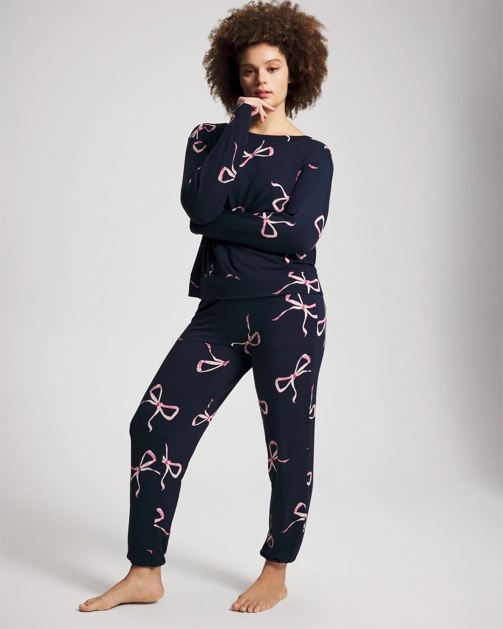 Soma Long-Sleeve Pajama Top
