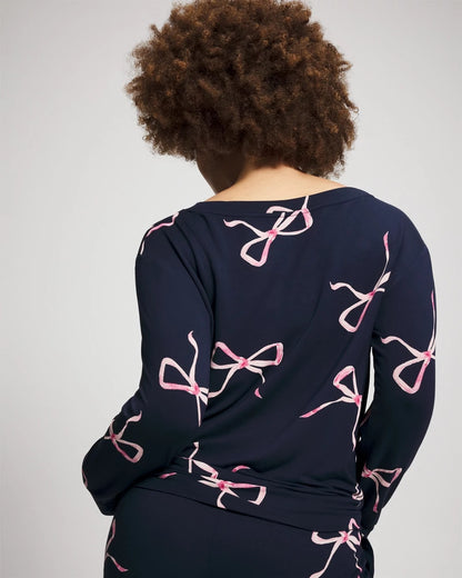 Soma Long-Sleeve Pajama Top