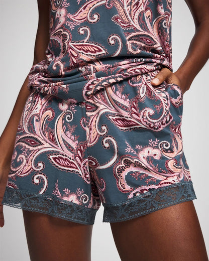Soma Lace-Trim Pajama Shorts