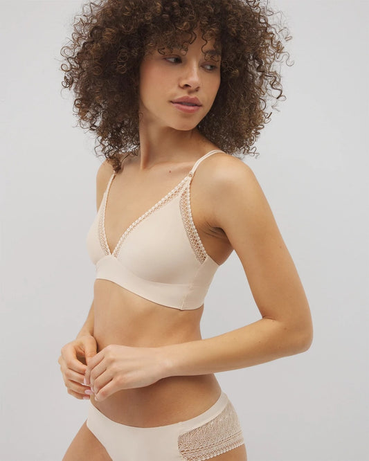 Soma Geo Lace Trim Bralette