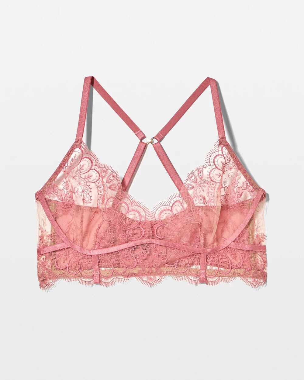 Soma Tattoo Lace Embroidered Bralette