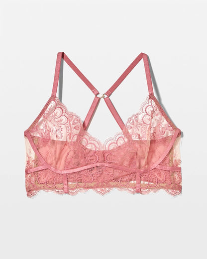 Soma Tattoo Lace Embroidered Bralette