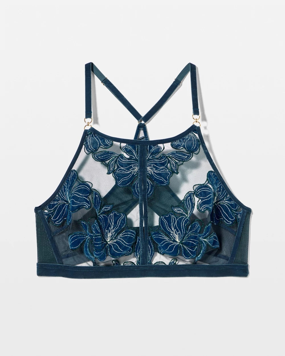 Soma Soma’s Sexiest Velvet Applique High Neck Bra