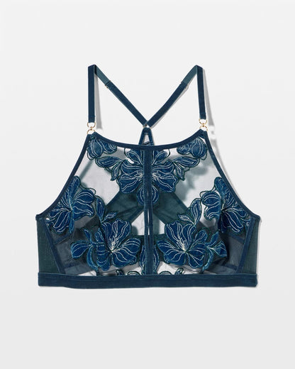 Soma Soma’s Sexiest Velvet Applique High Neck Bra