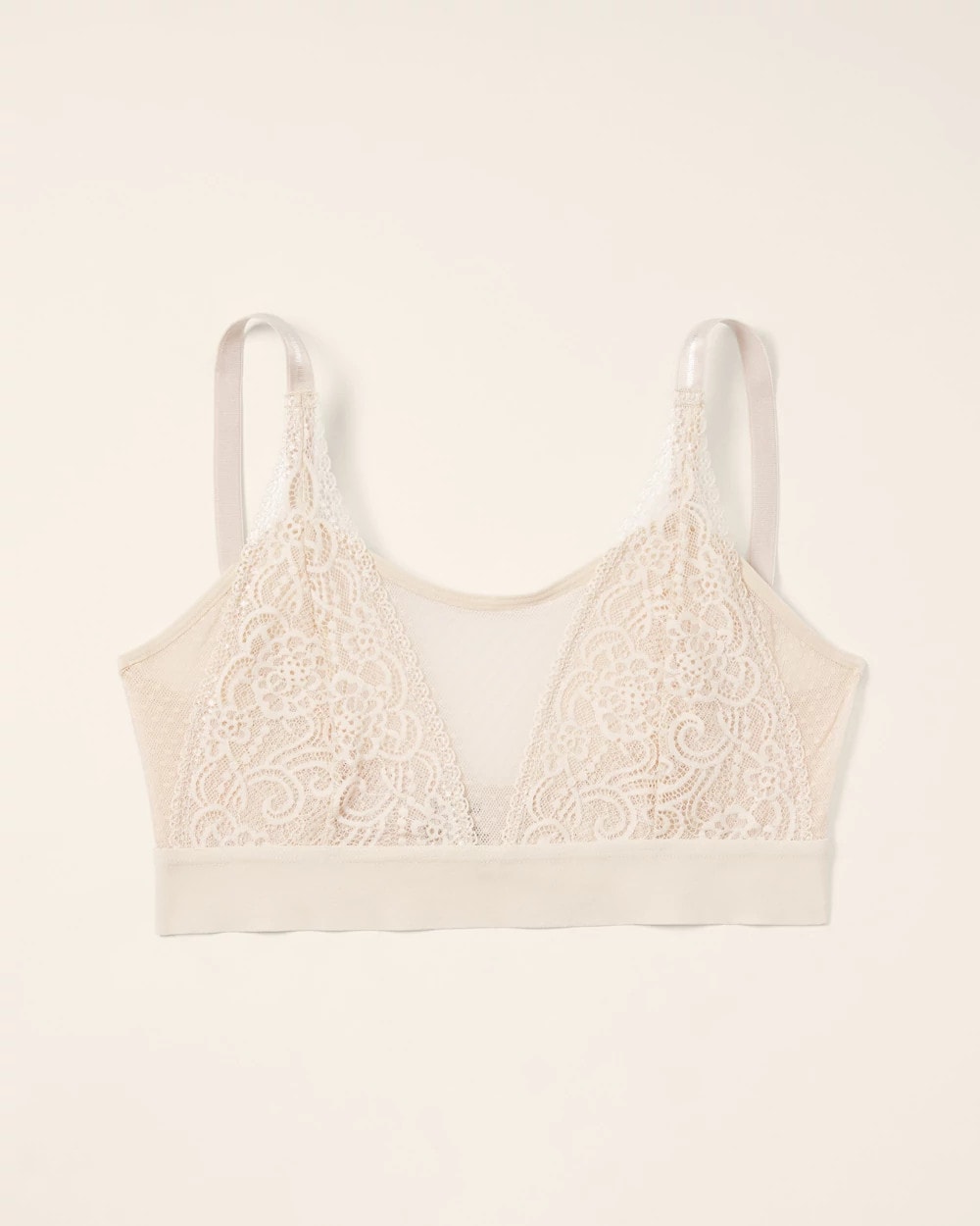 Soma Wireless Pocketed Cupless Lace Bralette