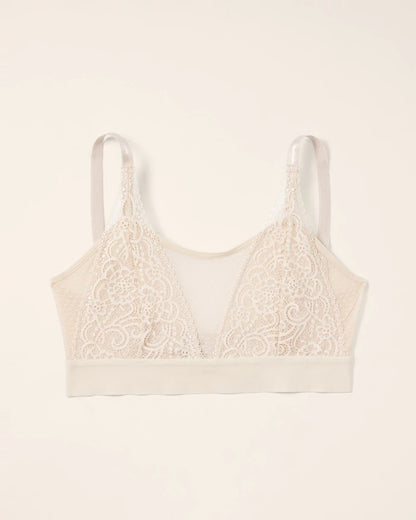 Soma Wireless Pocketed Cupless Lace Bralette