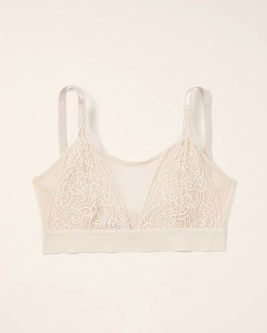 Soma Wireless Pocketed Cupless Lace Bralette