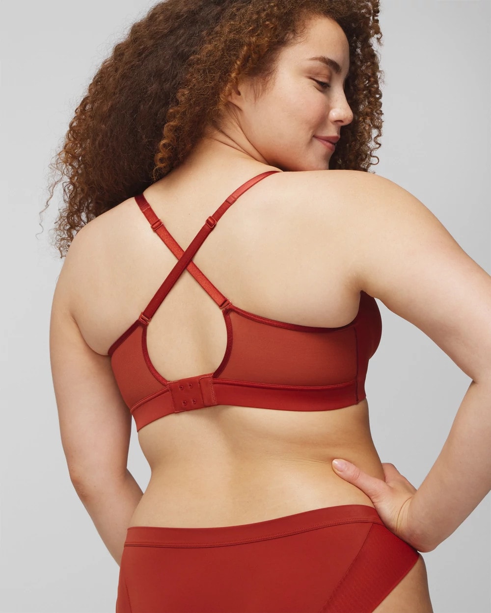 Soma Convertible Bralette with Mesh Trim
