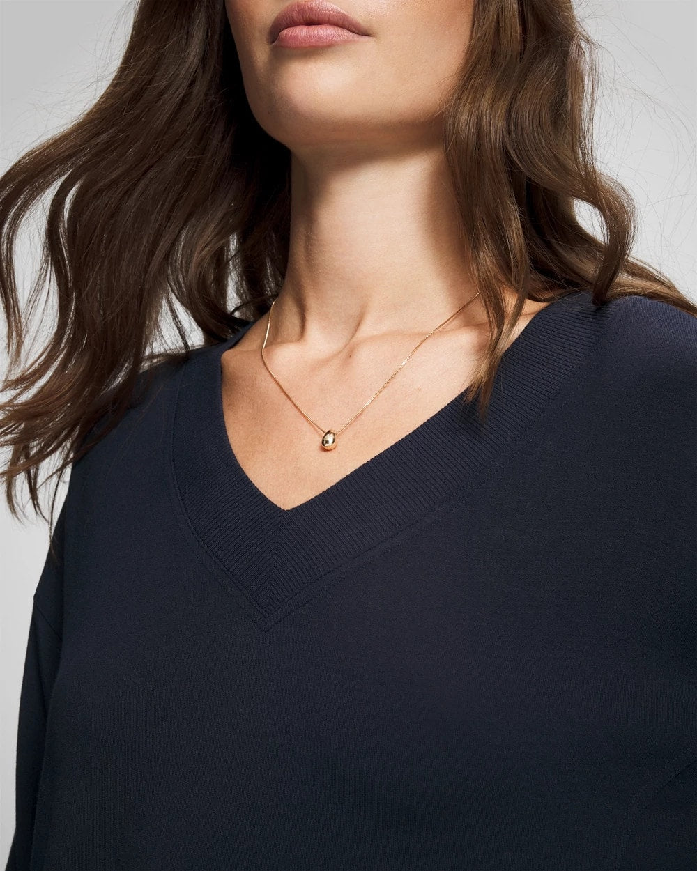Soma Ultrasoft Fleece Sweatshirt Dress