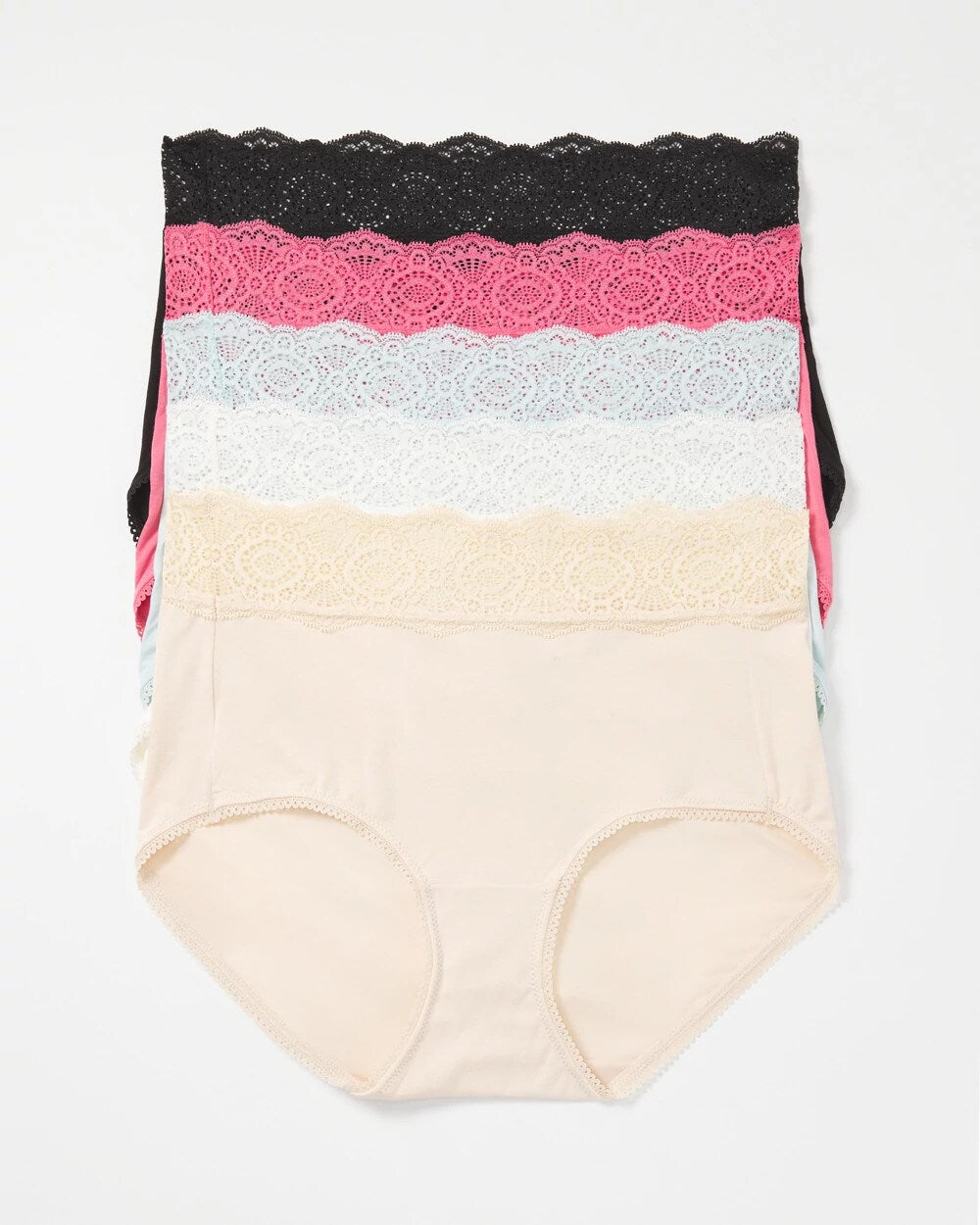 Soma Crochet Lace Brief Panty Pack