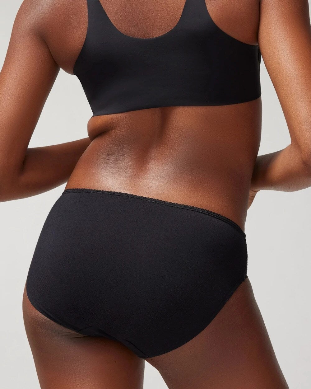 Soma Cotton Blend Hipster Panty with Lace