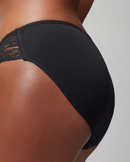 Soma Cotton Blend Hipster Panty with Lace