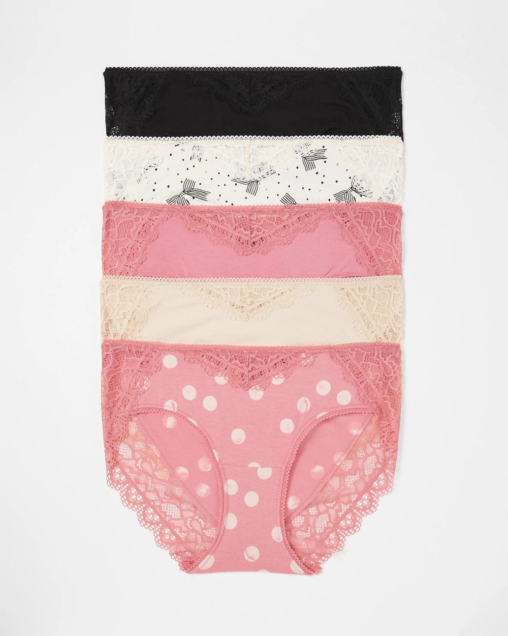 Soma Lace Hipster 5 Pack