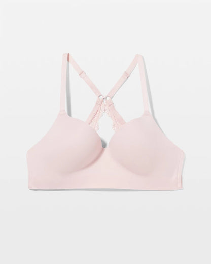 Soma Luxe Wireless Bra with Lace Back