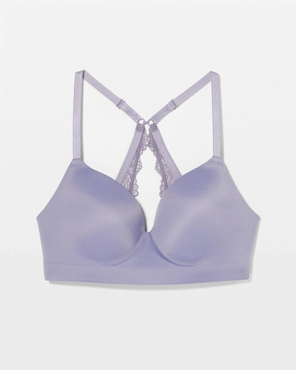 Soma Luxe Wireless Bra with Lace Back