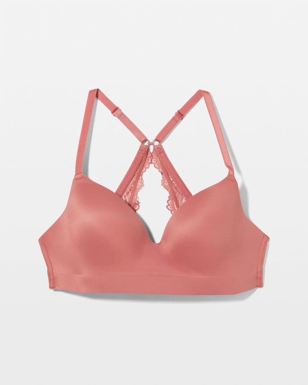Soma Luxe Wireless Bra with Lace Back