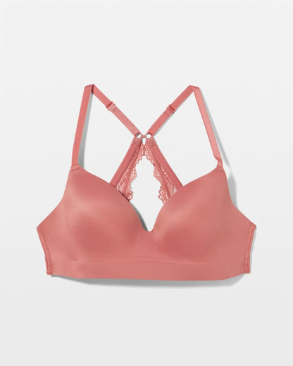 Soma Luxe Wireless Bra with Lace Back