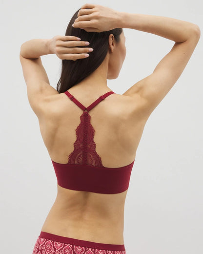 Soma Racerback Bralette with Lace Back
