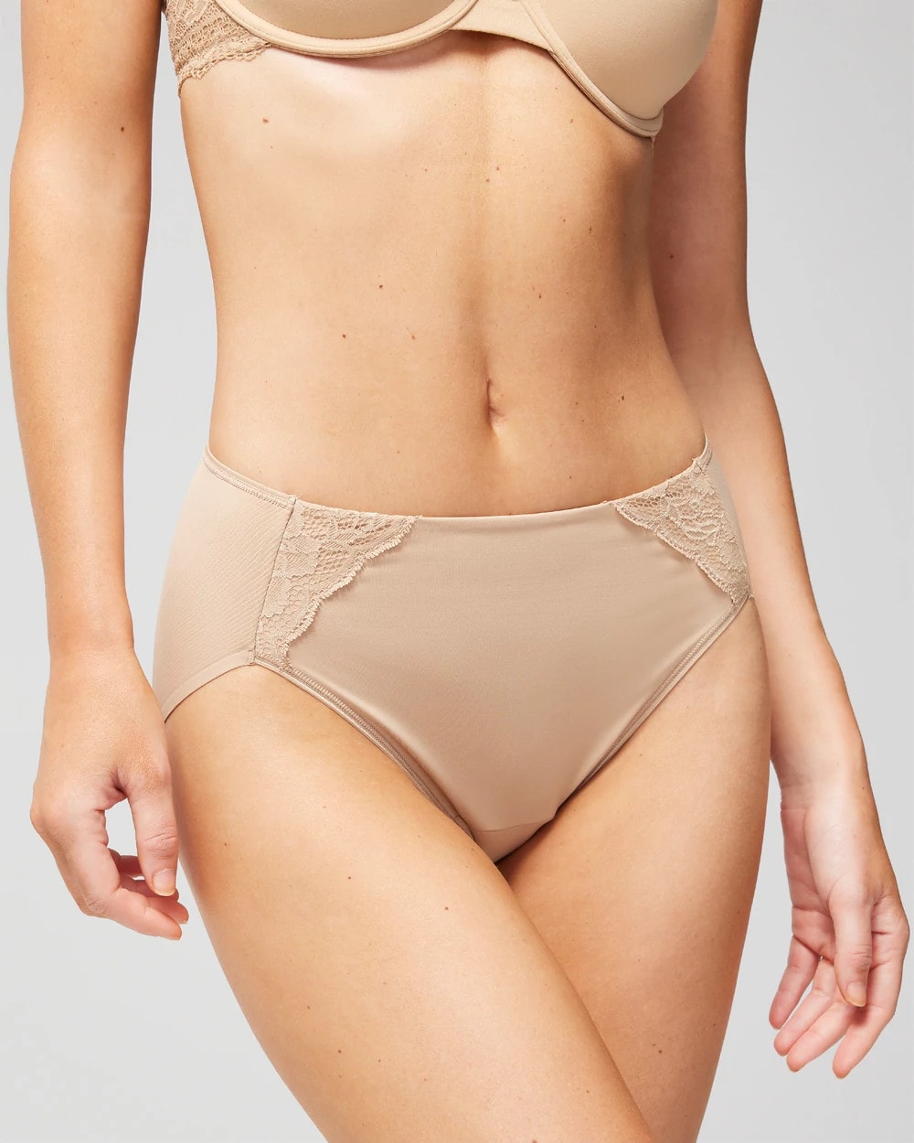 Soma High-Leg Brief Panty with Lace