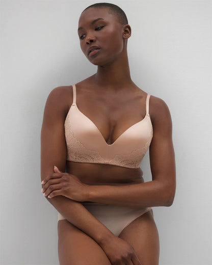 Soma Wireless Lace Push-Up Bra