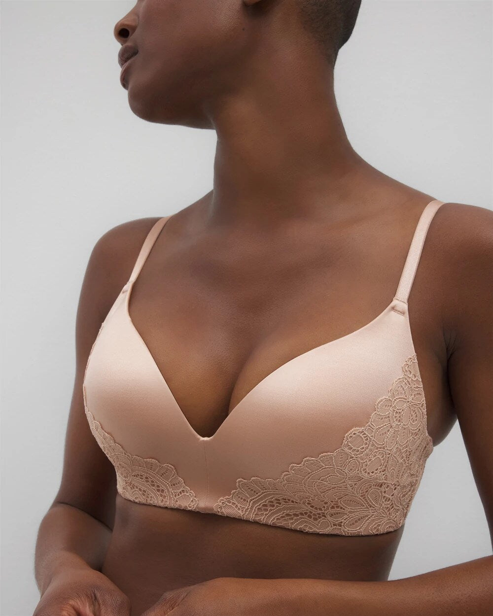 Soma Wireless Lace Push-Up Bra