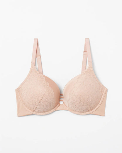 Soma Push-up Plunge Bra with Lace