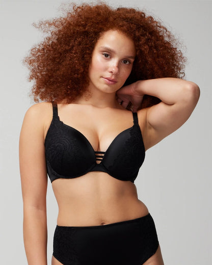 Soma Push-up Plunge Bra with Lace