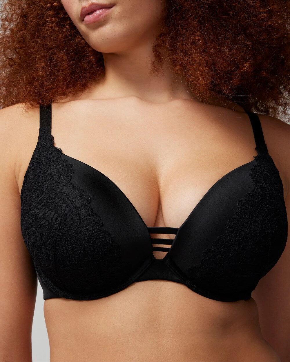 Soma Push-up Plunge Bra with Lace