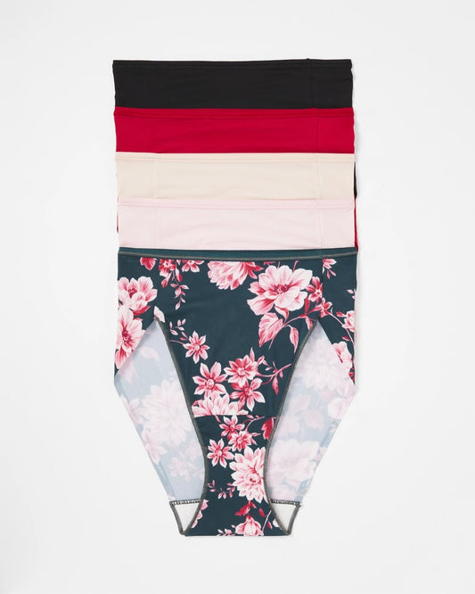Soma Edge High-Leg Brief Panty 5 Pack