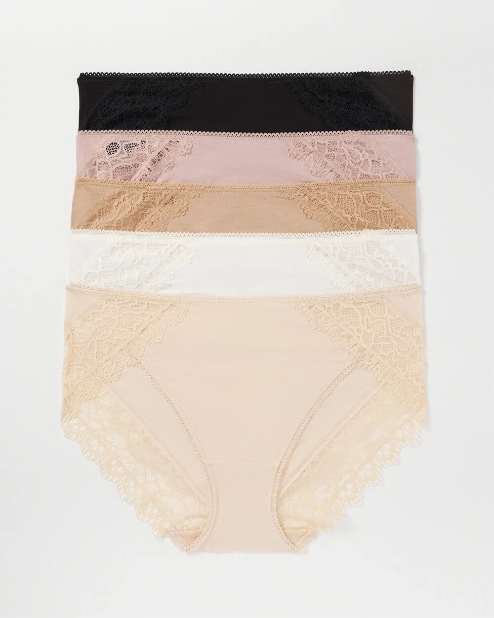 Soma Lace High-Leg 5 Pack