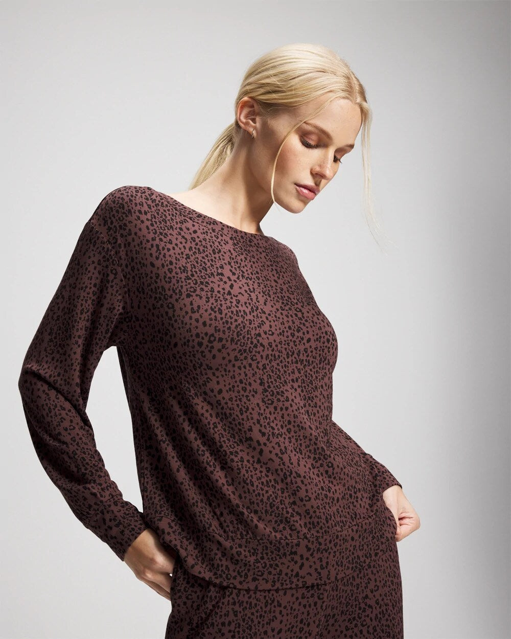 Soma Long-Sleeve Pajama Top