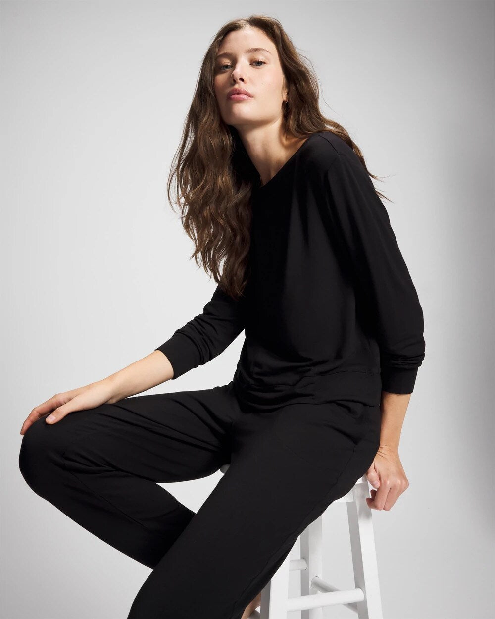 Soma Long-Sleeve Pajama Top