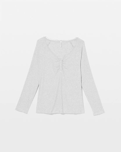Soma Pointelle Long Sleeve Pajama Top