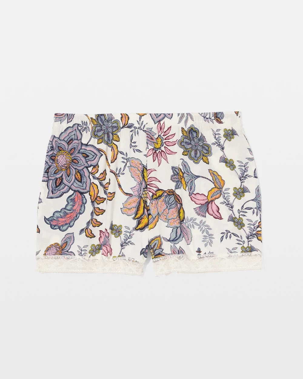 Soma Lace-Trim Pajama Shorts