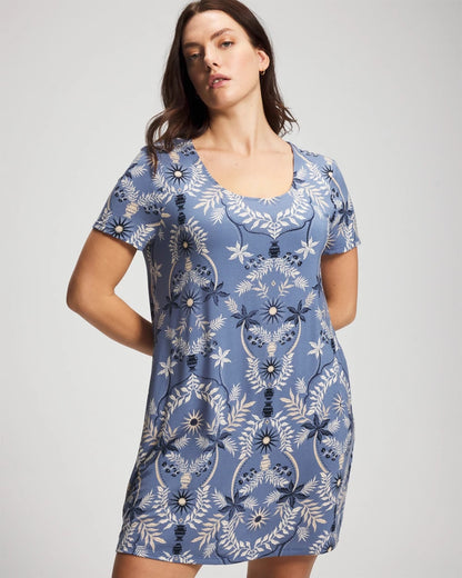 Soma Short Sleeve Scoop Neck Sleepshirt
