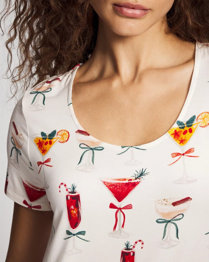 Soma Short Sleeve Scoop Neck Sleepshirt