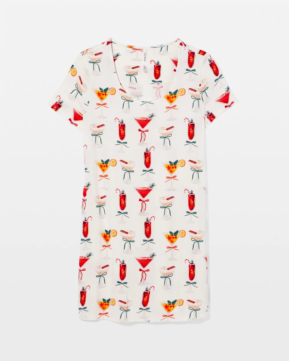 Soma Short Sleeve Scoop Neck Sleepshirt