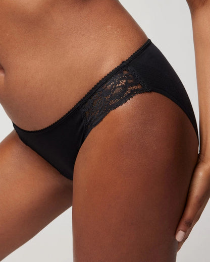 Soma Cotton Blend Bikini Panty with Lace